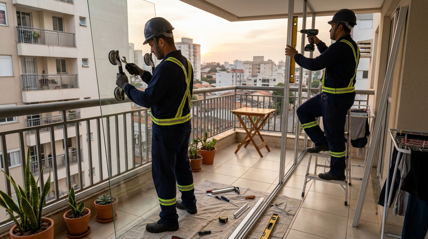 Divisórias em Vidro na Abadia, Uberaba‑MG
