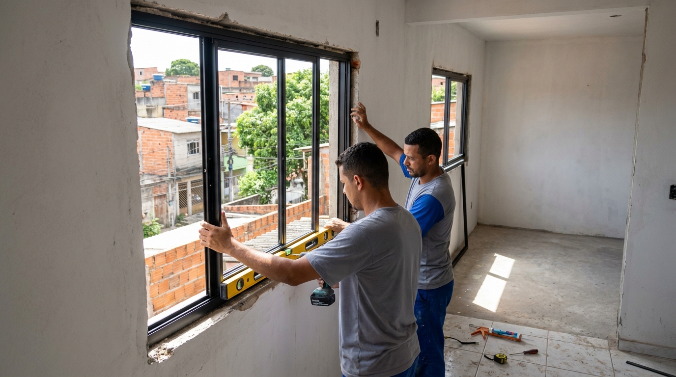 Produção de Portas e Janelas no Bom Retiro, Uberaba‑MG