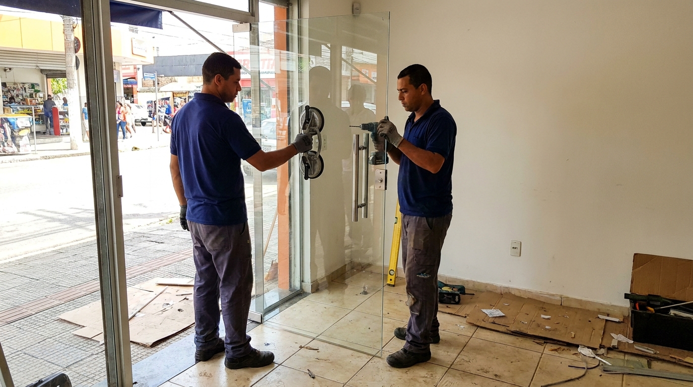 Portas em Vidro no Morumbi, Uberaba‑MG