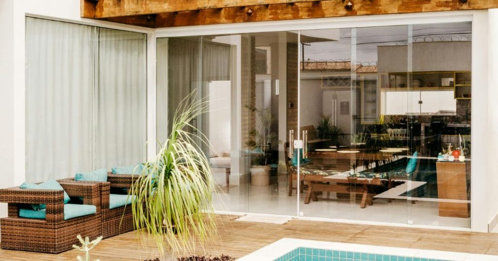 Portas de vidro em Uberaba